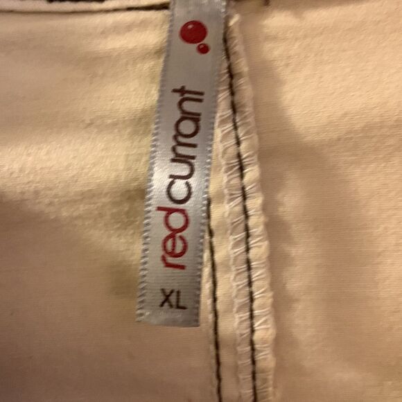 Red Currant Size XL (see desc) Cream color button up jacket - Picture 2 of 7